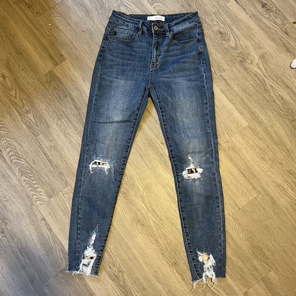 KanCan Animal Print Jeans